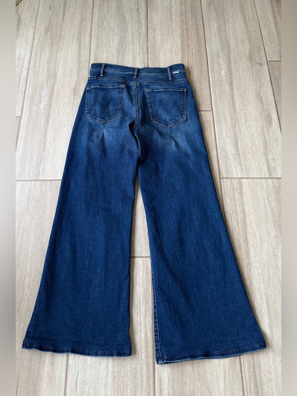 Mother denim the hustler roller sneak jeans in trouble maker size 29 - Picture 2 of 5